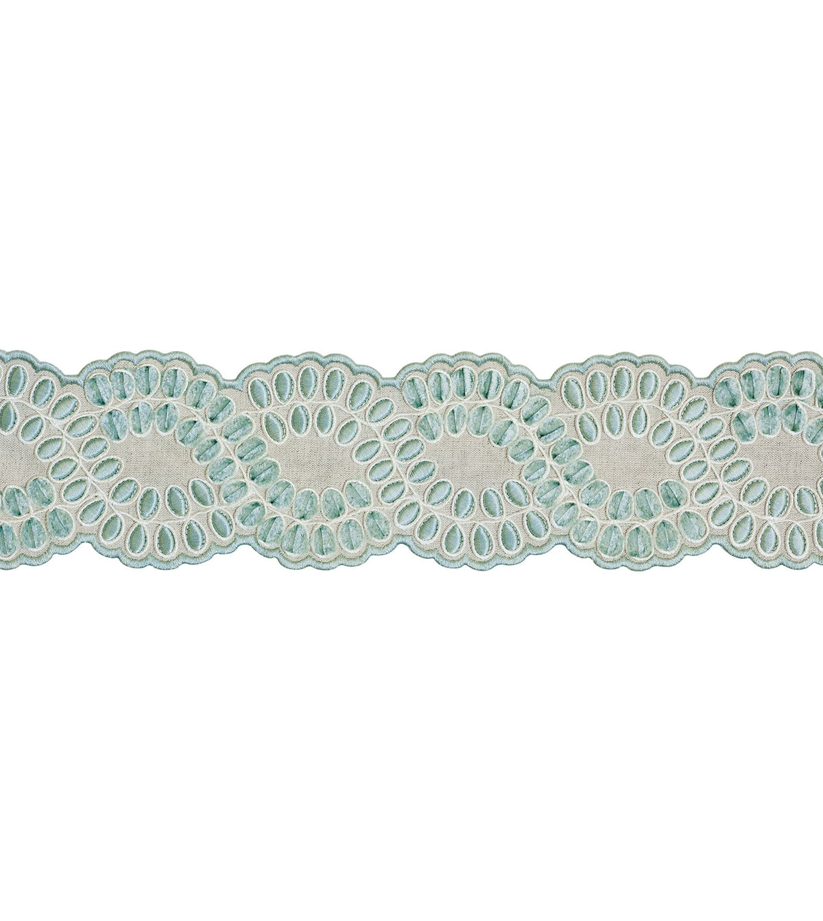 Kimana Aqua Border Trim