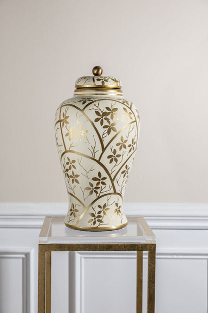 Drake Gold/Lucite Pedestals (set of 2)