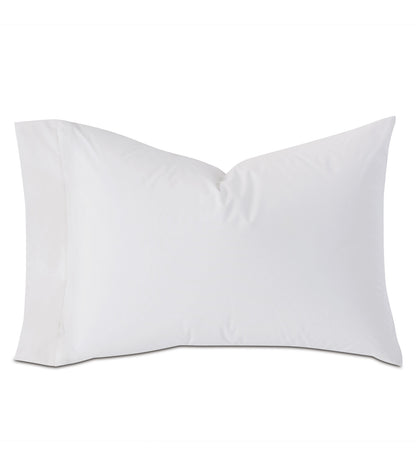 Vail Percale Pillowcase In White