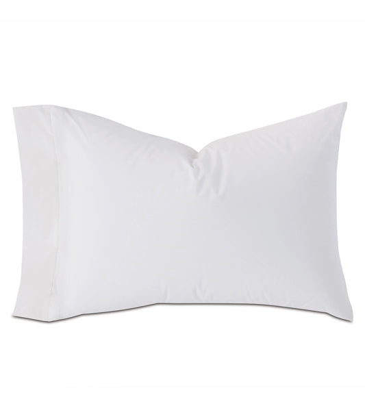 Vail Percale Pillowcase In White