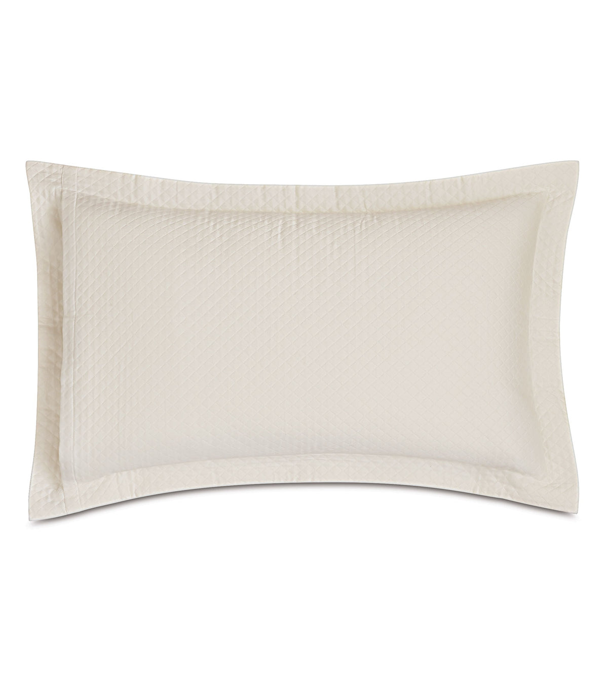Matera Pique Queen Sham in Ivory