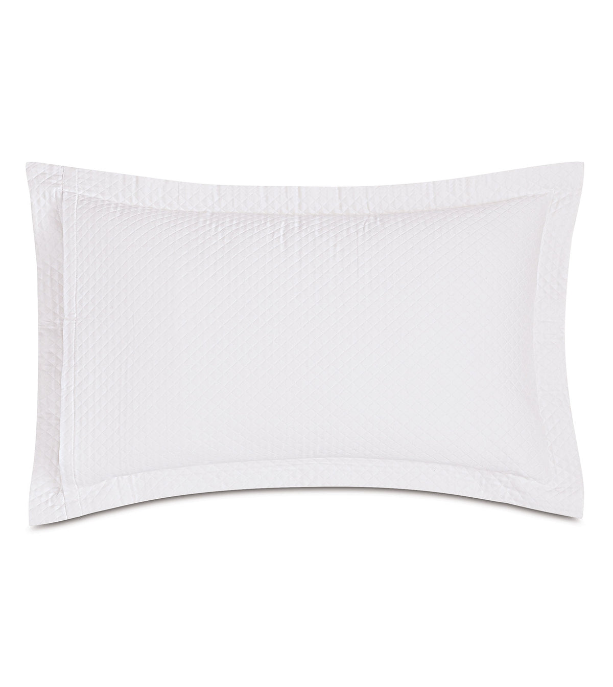 Matera Pique Queen Sham in White