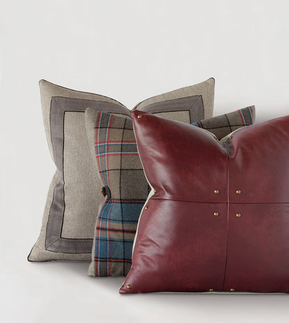Reign Mitered Border Decorative Pillow