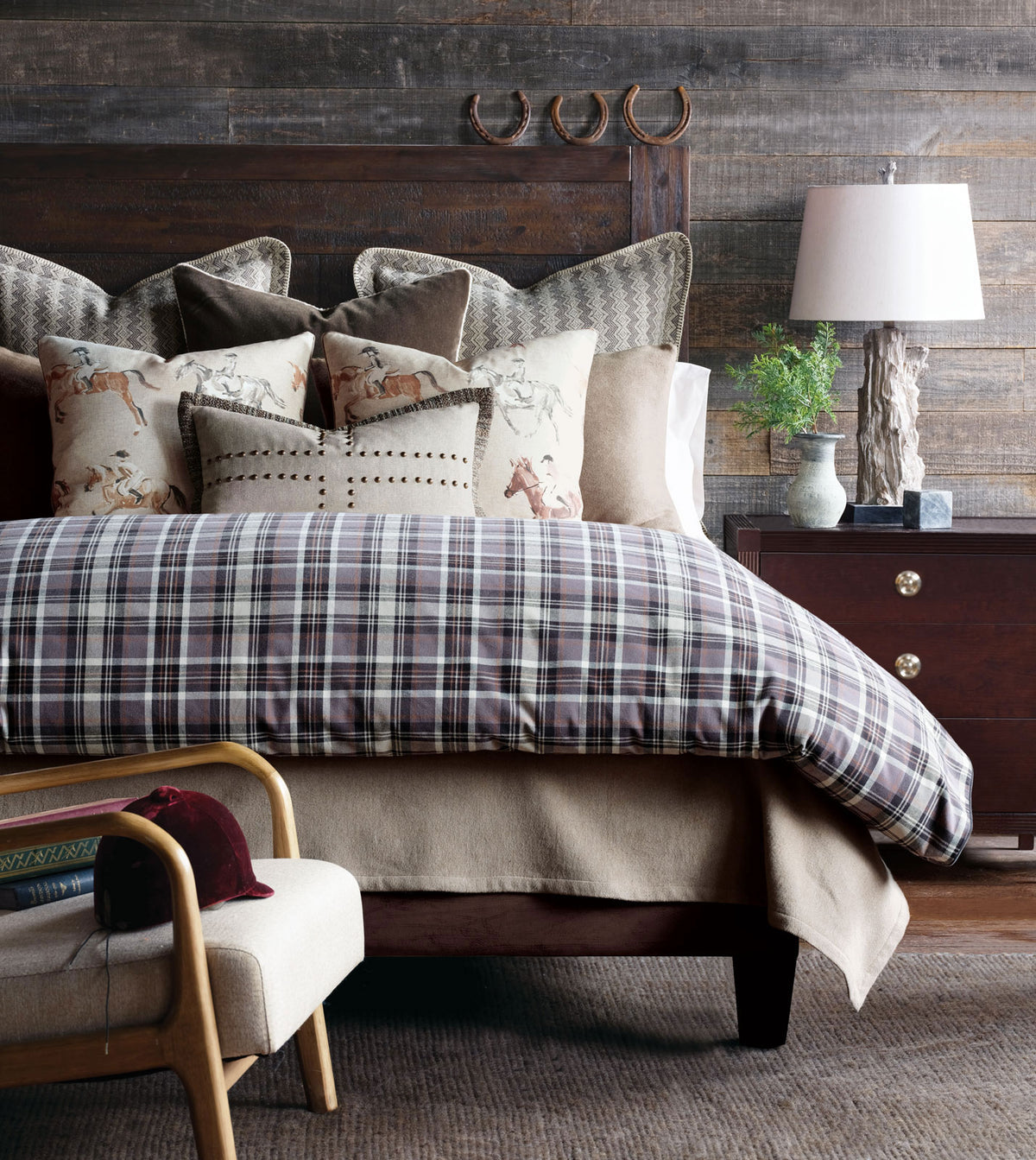 Reign Nailheads Decorative Pillow