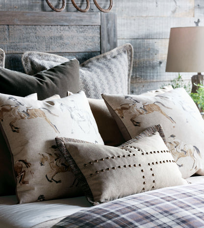 Reign Nailheads Decorative Pillow