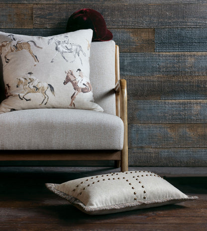 Reign Nailheads Decorative Pillow