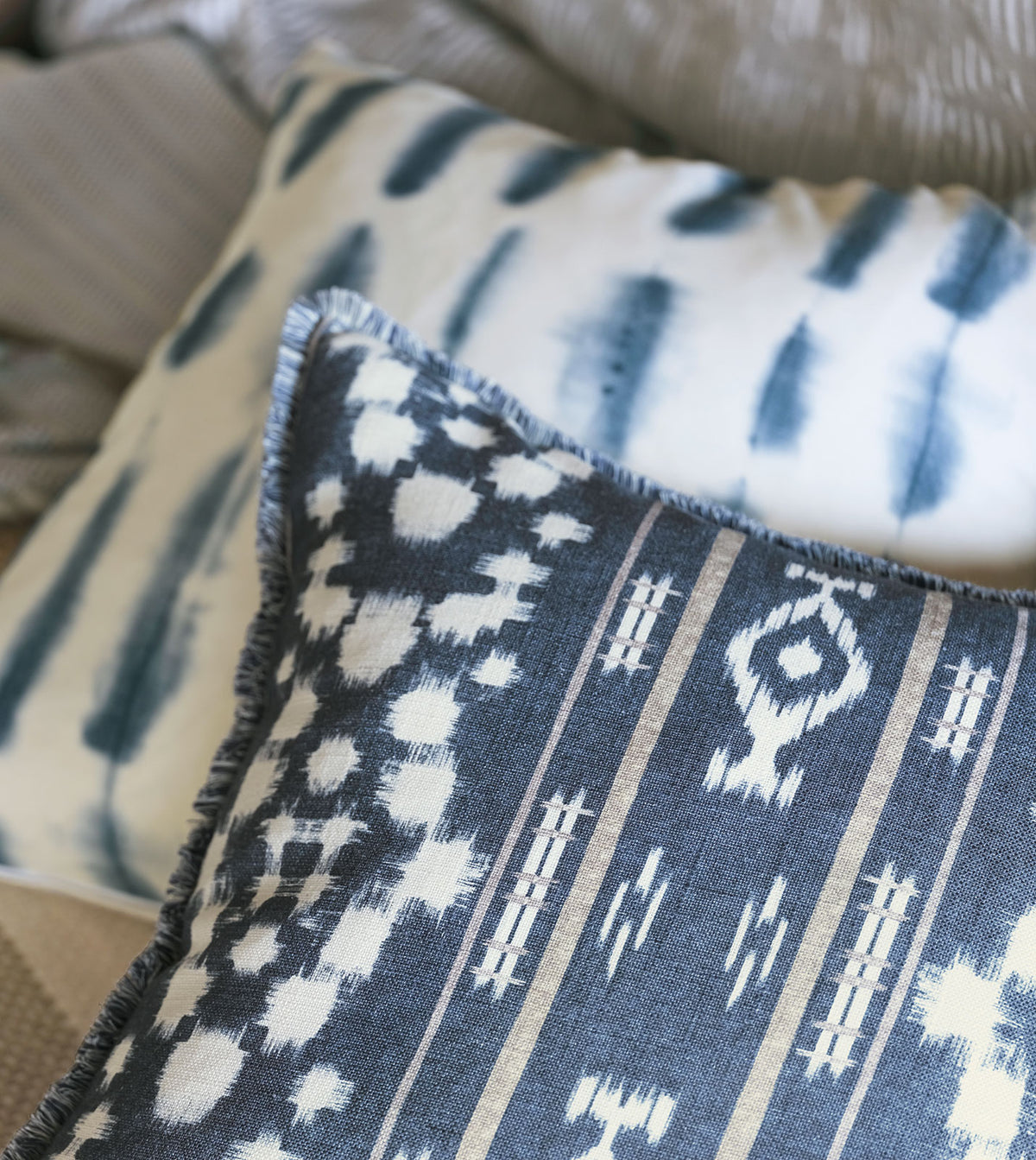 Saya Ikat Decorative Pillow