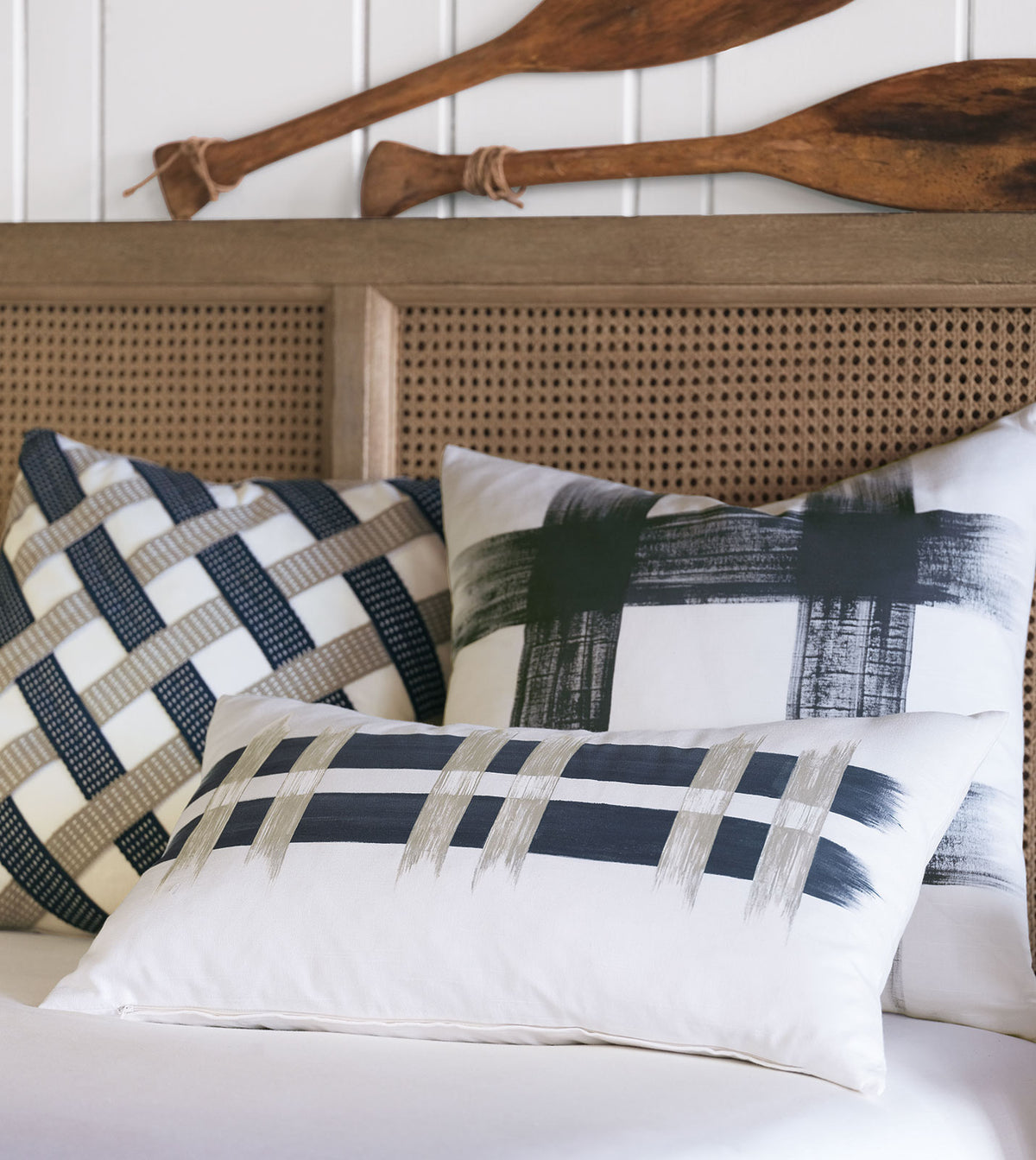 Saya Basketweave Decorative Pillow