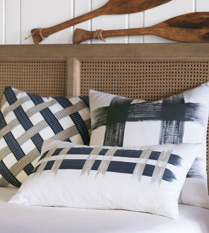 Saya Basketweave Decorative Pillow