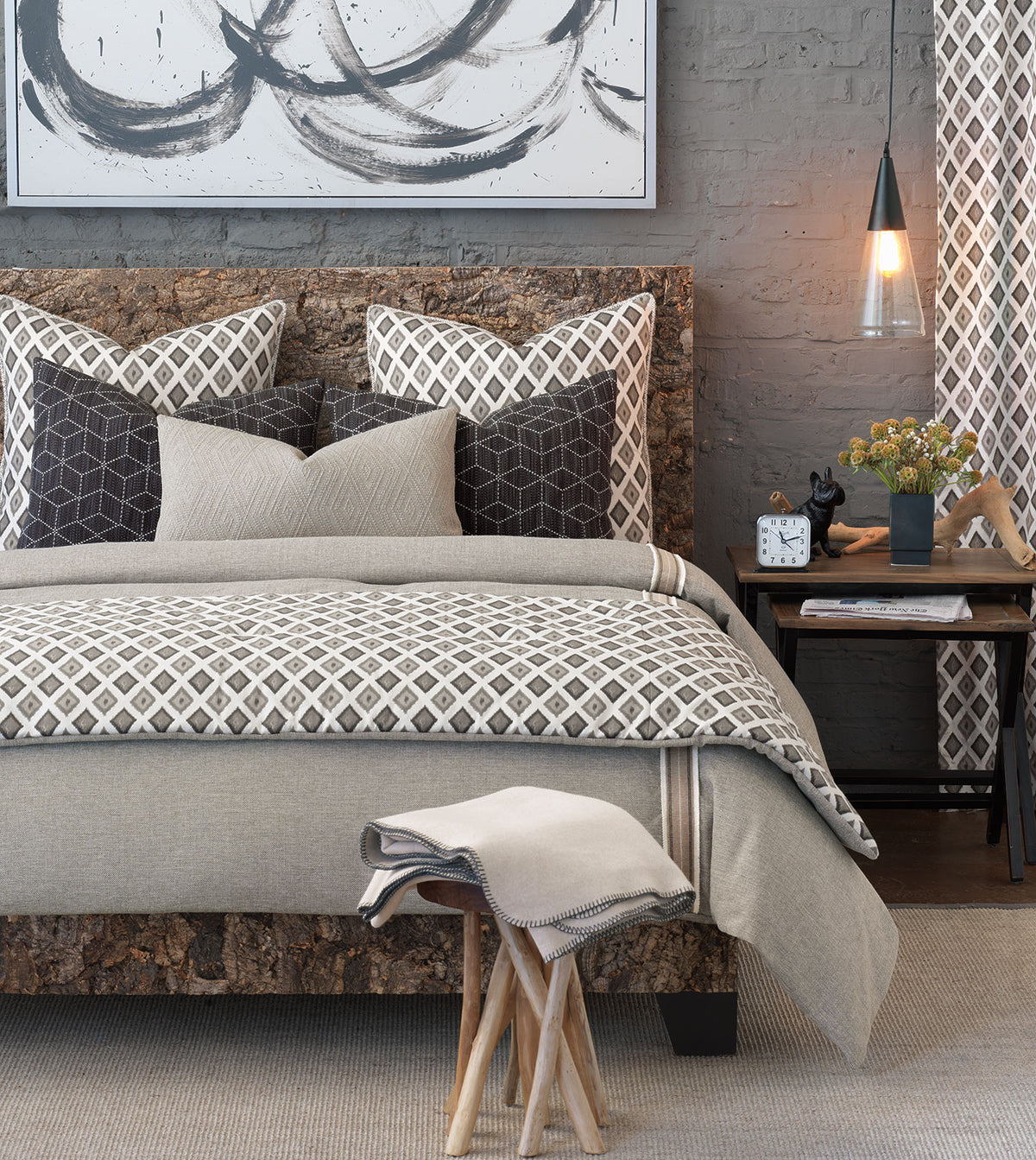 Bale Geometric Bed Scarf