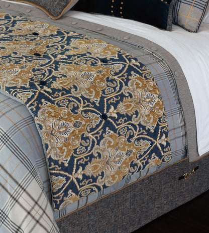 Arthur Ochre Bed Scarf