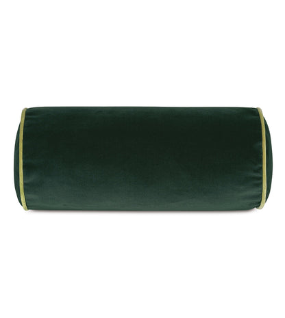 Uma Velvet Bolster in Emerald