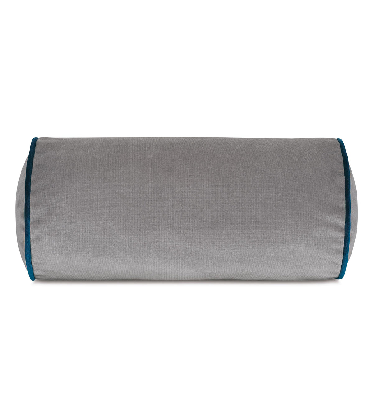 Uma Velvet Bolster in Gray