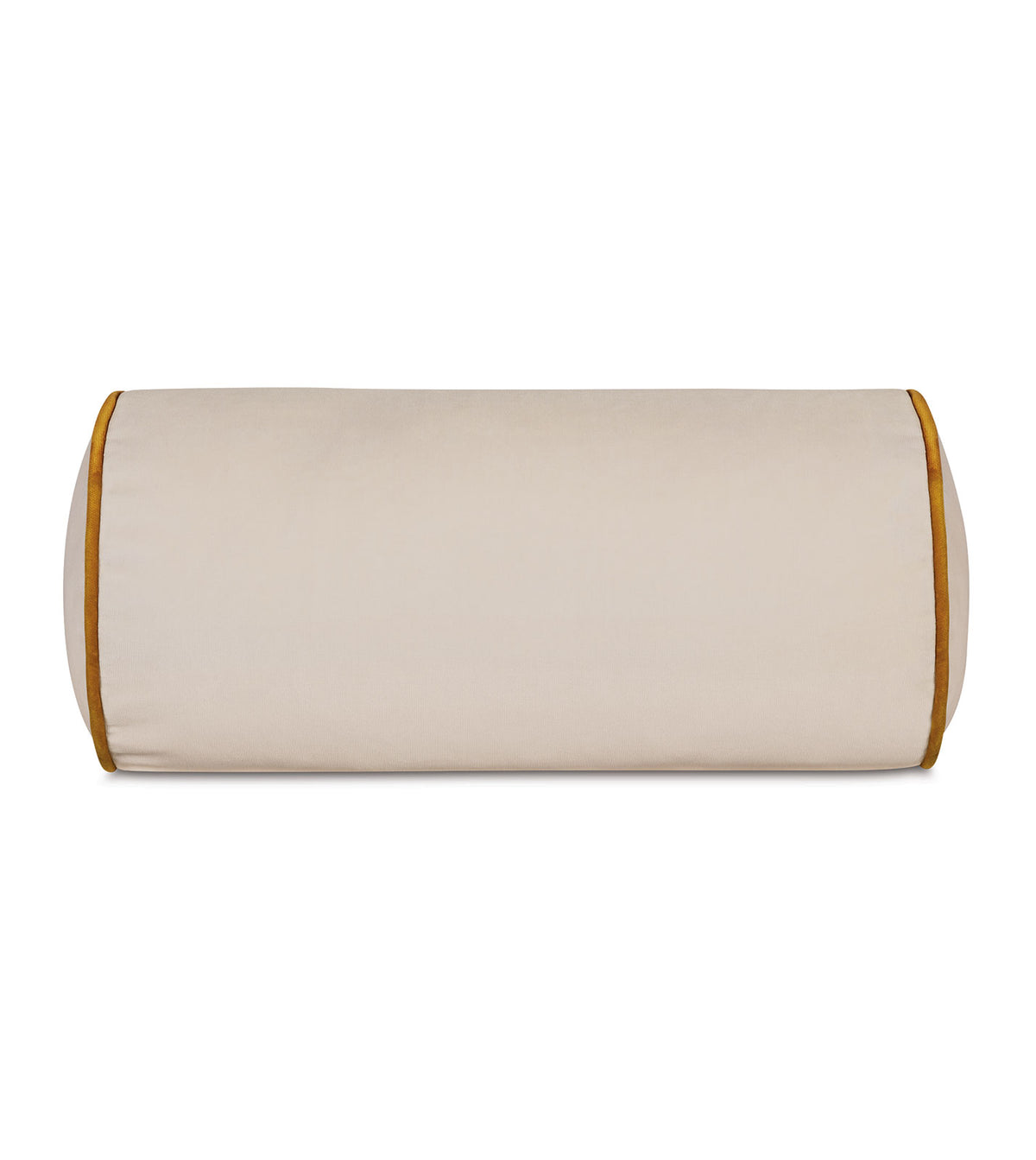 Uma Velvet Bolster in Ivory