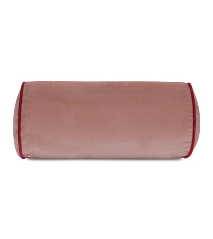 Uma Velvet Bolster in Pink