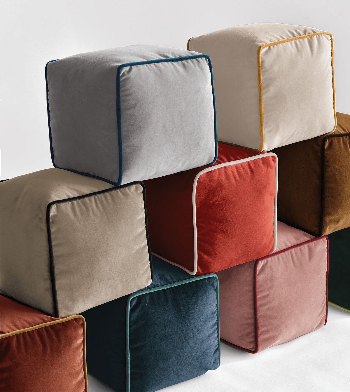 Uma Cube Decorative Pillow in Emerald