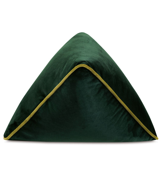 Uma Pyramid Decorative Pillow in Emerald