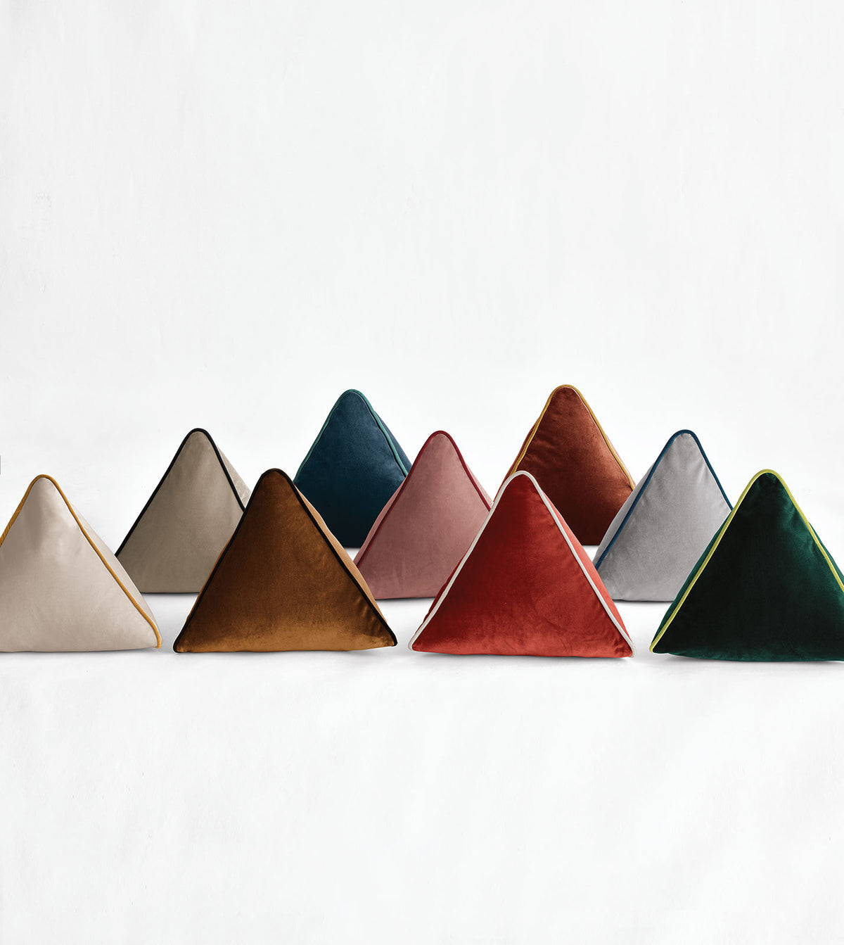 Uma Pyramid Decorative Pillow in Emerald