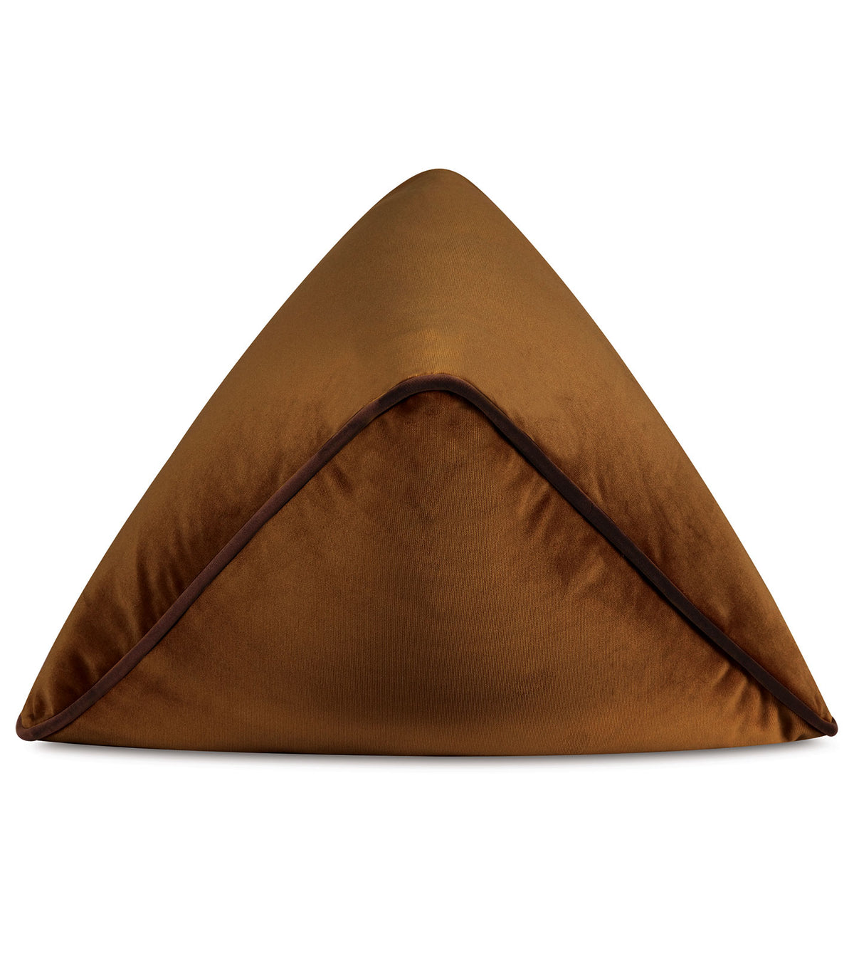 Uma Pyramid Decorative Pillow in Gold