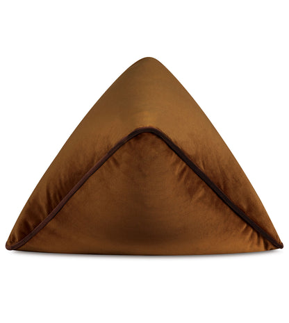 Uma Pyramid Decorative Pillow in Gold