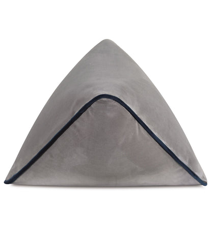 Uma Pyramid Decorative Pillow in Gray