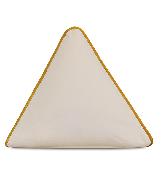 Uma Pyramid Decorative Pillow in Ivory