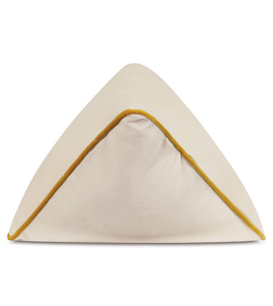 Uma Pyramid Decorative Pillow in Ivory