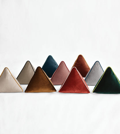 Uma Pyramid Decorative Pillow in Ivory