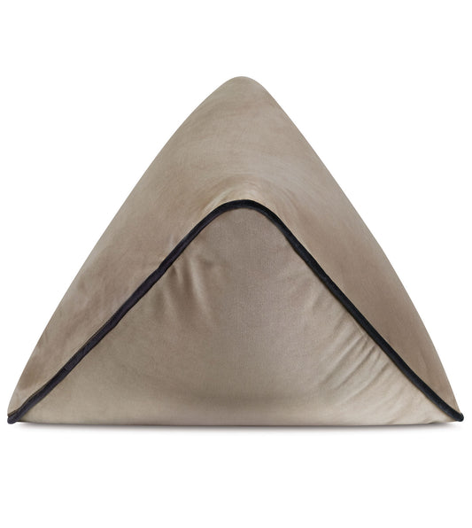 Uma Pyramid Decorative Pillow in Khaki