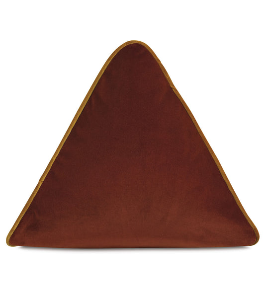 Uma Pyramid Decorative Pillow in Orange