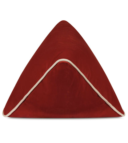Uma Pyramid Decorative Pillow in Rust
