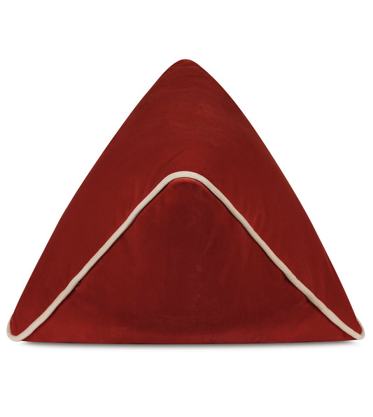 Uma Pyramid Decorative Pillow in Rust