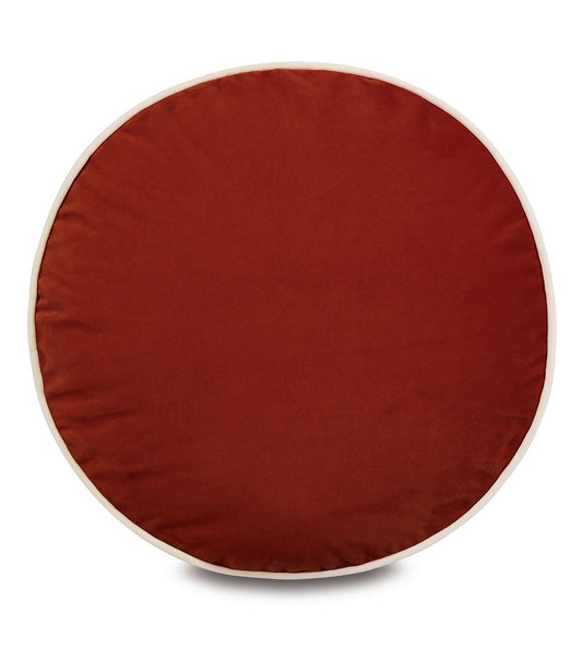 Uma Tambourine Decorative Pillow in Rust