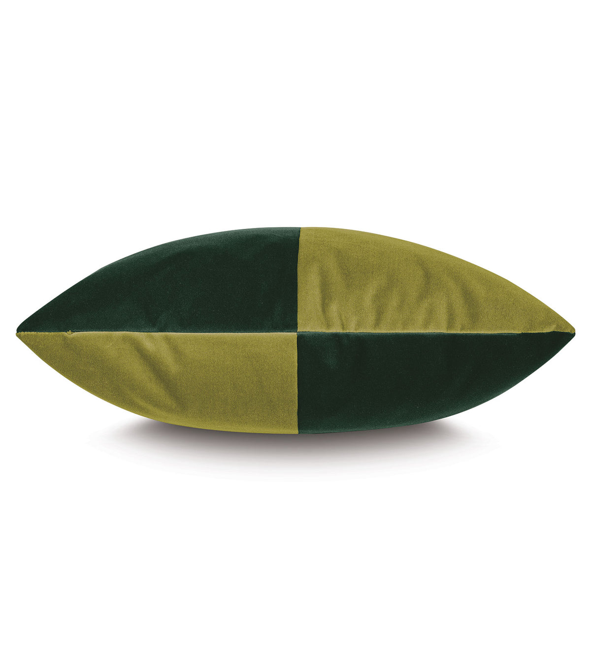 Uma Colorblock Decorative Pillow in Lime