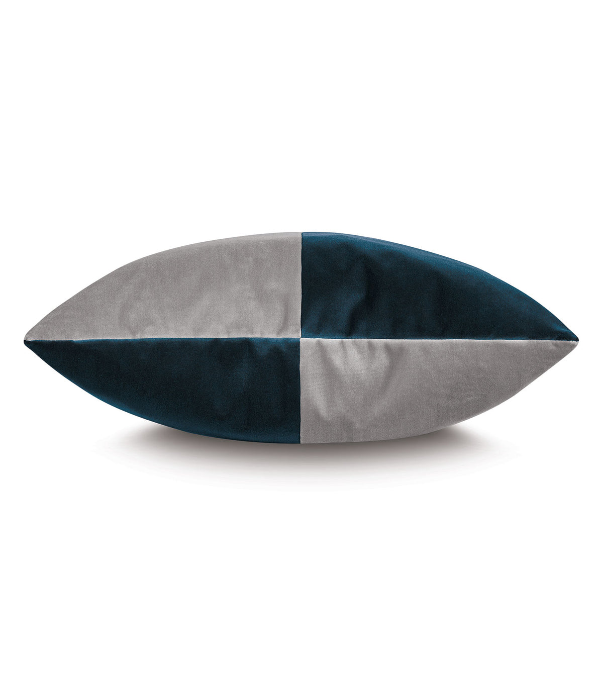Uma Colorblock Decorative Pillow in Peacock