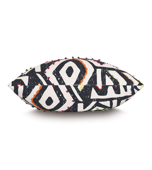 Faraway Embroidered Decorative Pillow