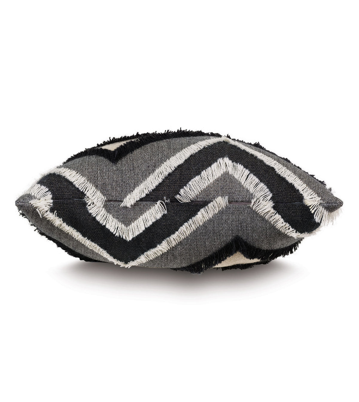 Jacinto Chevron Decorative Pillow in Peppercorn