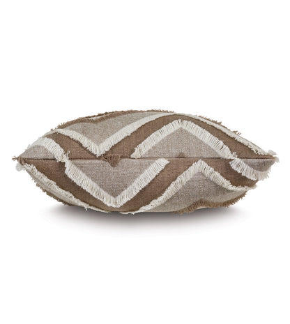 Jacinto Chevron Decorative Pillow in Sand