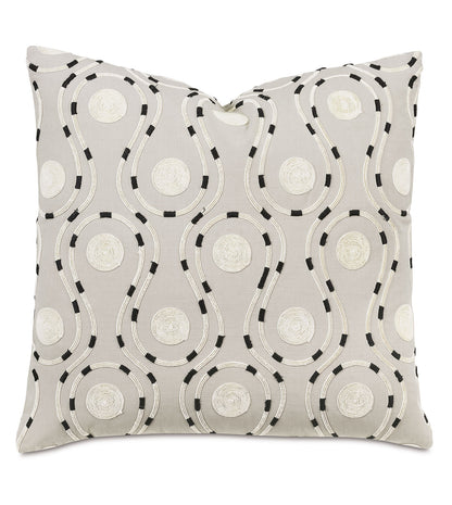 Kaisen Embroidered Decorative Pillow
