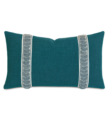 Malta Textured Border Decorative Pillow
