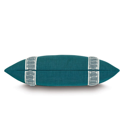 Malta Textured Border Decorative Pillow