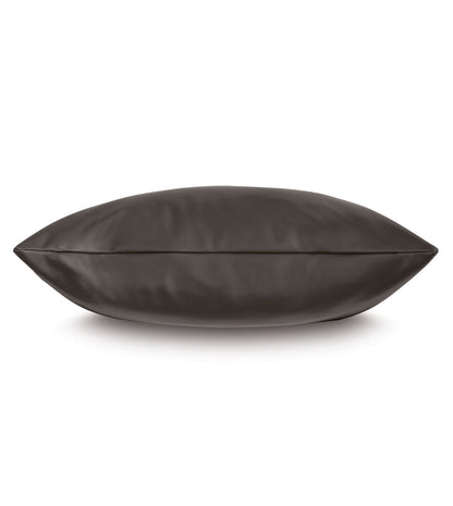 Sheldon Beaded Border Decorative Pillow in Granite