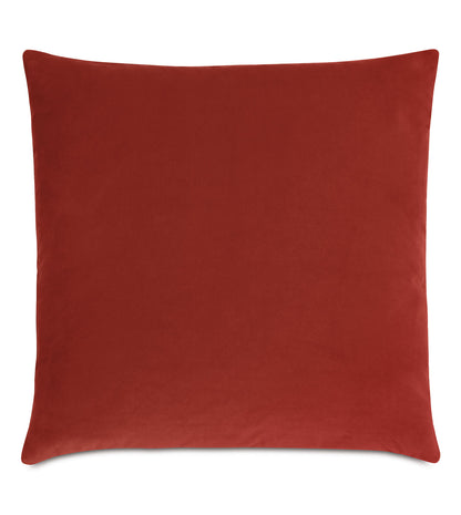 Uma Graphic Border Decorative Pillow In Rust