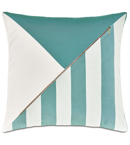 SAIL COLORBLOCK DECORATIVE PILLOW IN SKY