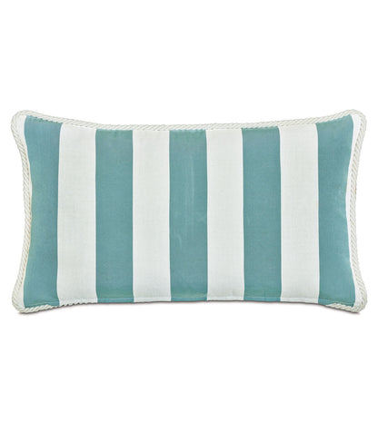 RIPTIDE STRIPED DECORATIVE PILLOW IN ARCTIC