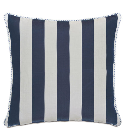 RIPTIDE GEOMETRIC DECORATIVE PILLOW IN INDIGO