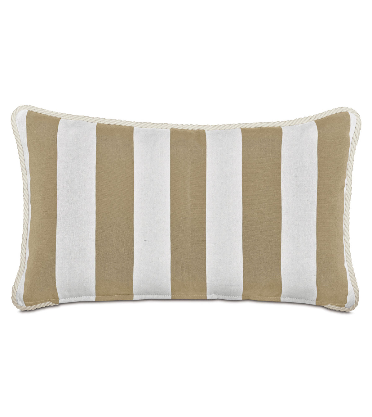 RIPTIDE STRIPED DECORATIVE POLLOW IN KHAKI