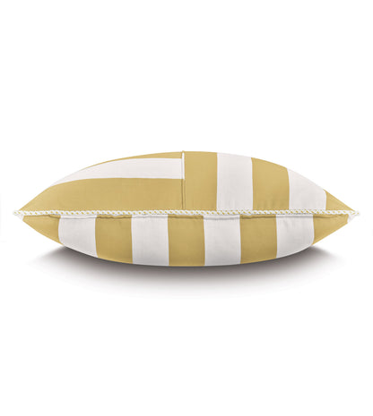 RIPTIDE GEOMETRIC DECORATIVE PILLOW IN SUNSHINE