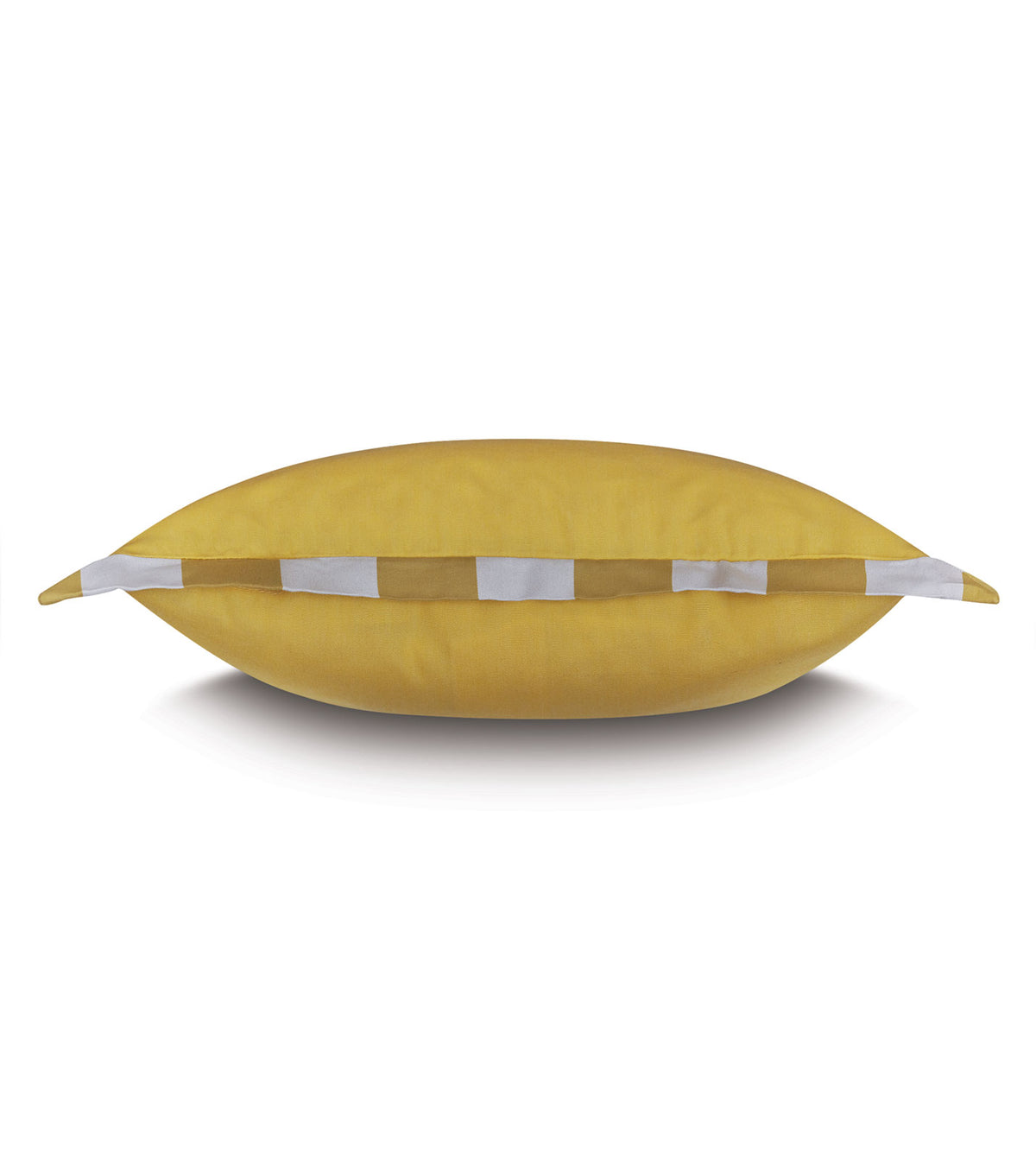 SAIL FLANGE DECORATIVE PILLOW IN YELLOW
