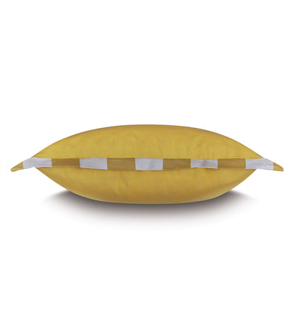 SAIL FLANGE DECORATIVE PILLOW IN YELLOW